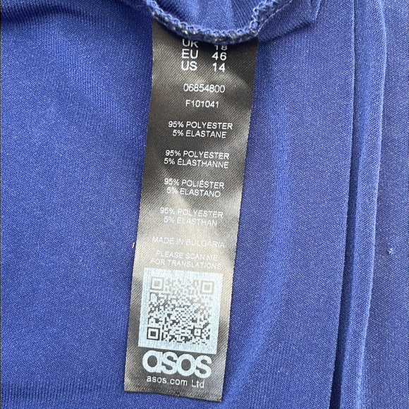 ASOS cold Shoulder wrap dress 14 - Picture 13 of 13